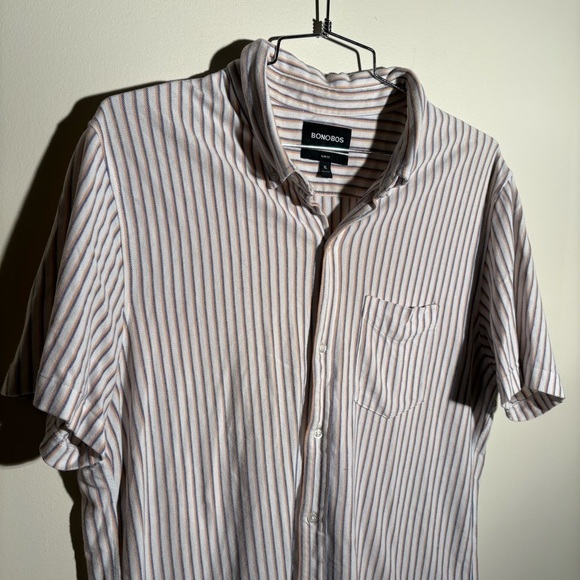 Bonobos Slim Fit Cotton Short Sleeve Button Down Shirt - Picture 2 of 5
